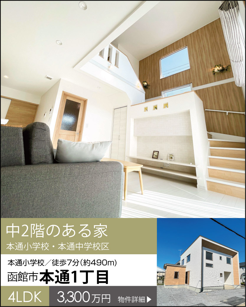 函館市本通1丁目132　建売住宅　