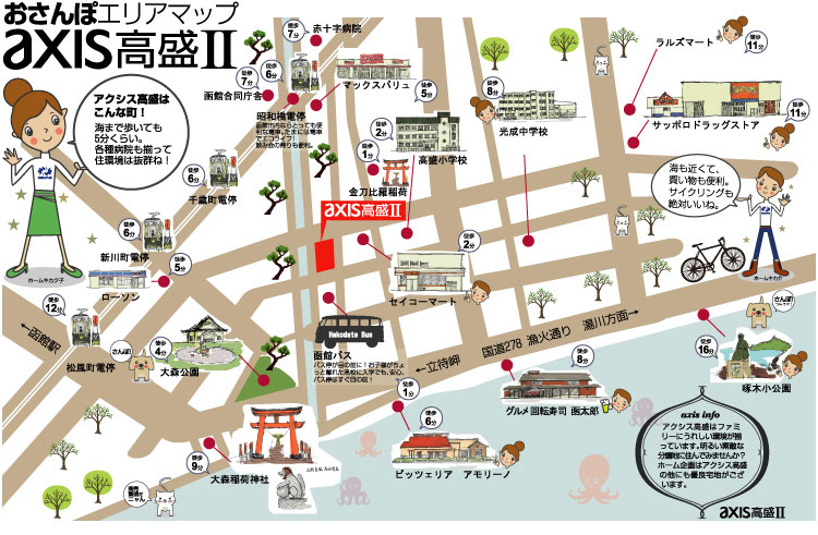 高盛周辺マップ